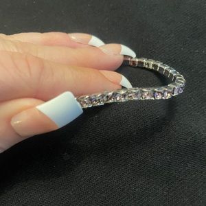 Touchstone light pink stretch bracelet